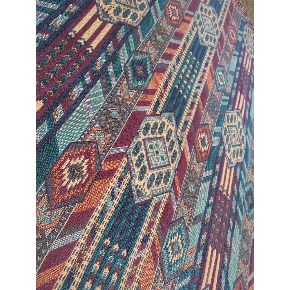 Vintage Southern Tribal Tapestry Throw Blanket Boho Rustic Style Unique 69x46